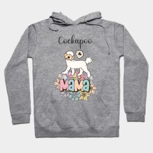 White and Apricot Cream Golden Cockapoo Mama 6 Hoodie